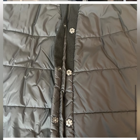 Eileen Fisher Recycled Nylon and Boiled Wool Coat - Picture 9 of 9